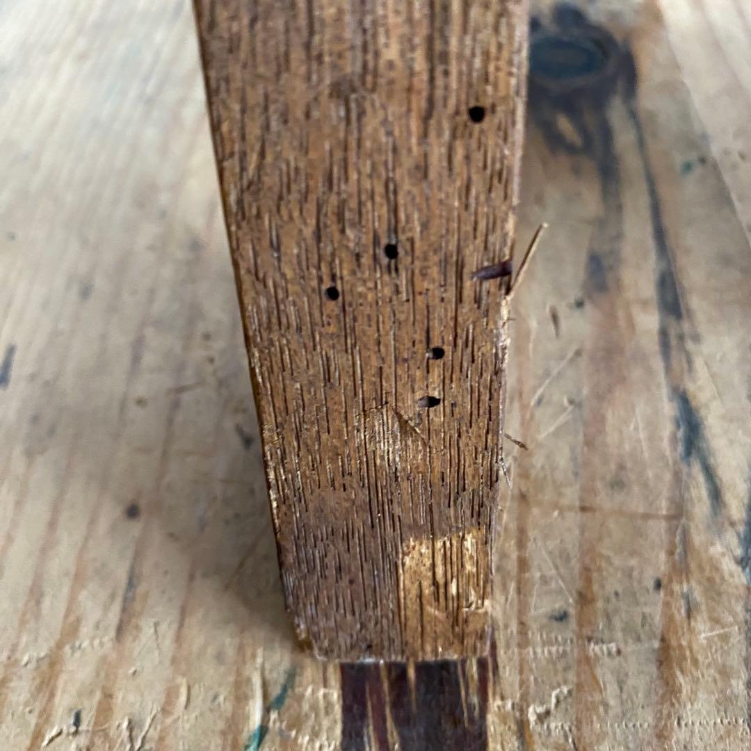 アンティーク スツール 踏み台 無垢材 y30