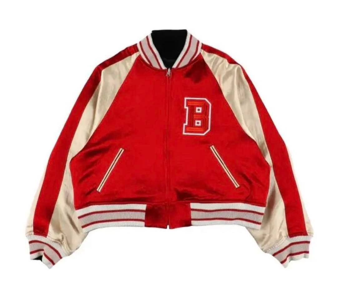 ジャケット・アウター BELPER STADIUM SKAJAN(RED/BLACK)