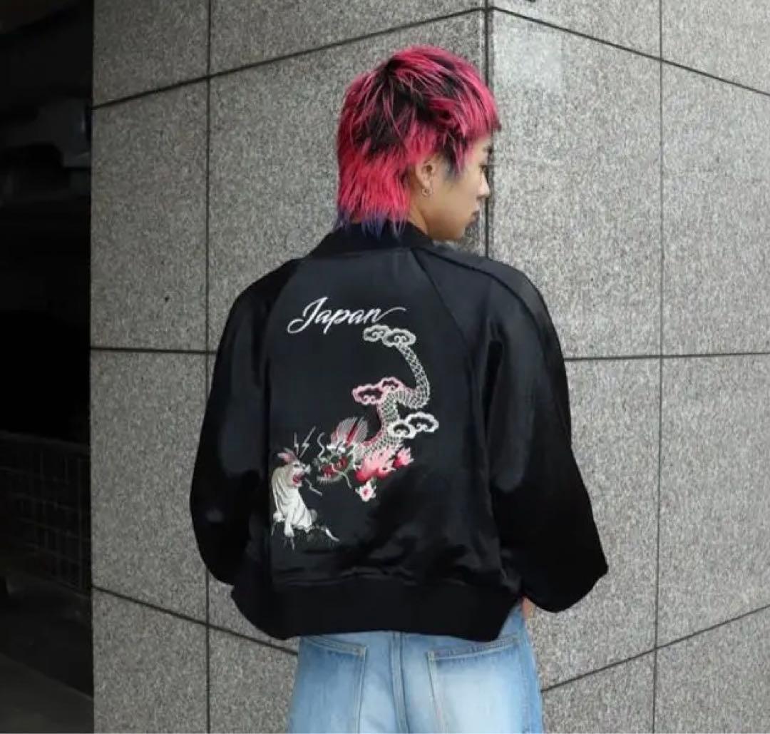 ジャケット・アウター BELPER STADIUM SKAJAN(RED/BLACK)