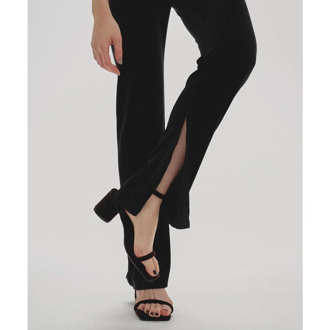 パンツ TODAYFUL Velour Slit Leggings
