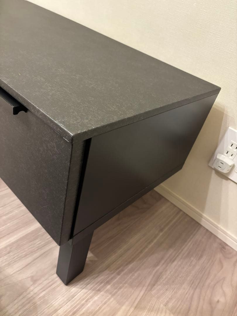 最終セール1/11まで／美品 テレビボード 幅180／ブラック／24年3月購入