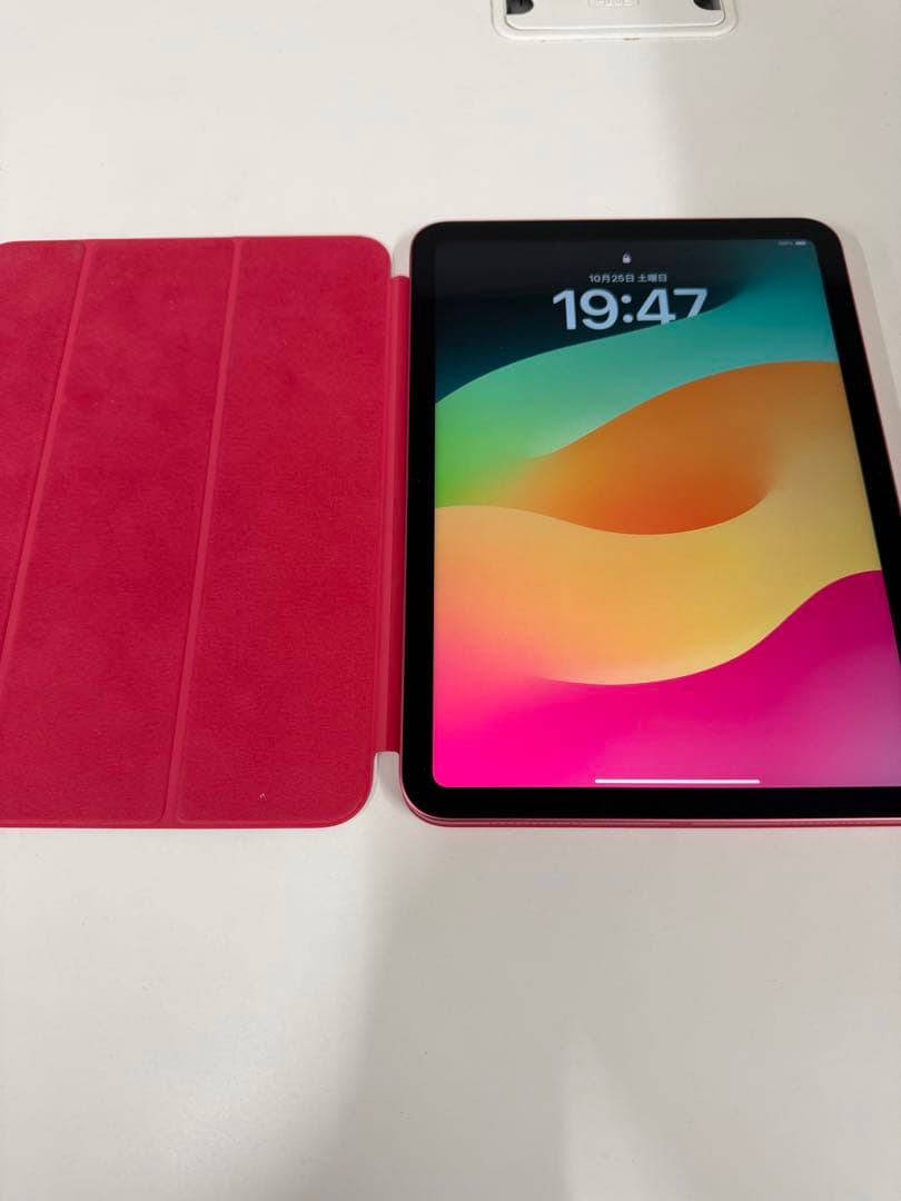『値下げ』iPad 10世代64gb ピンク Smart Folio付き