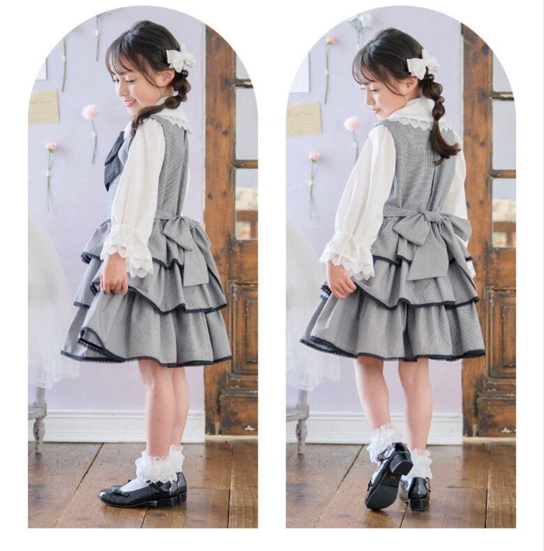 卒園式入学式　キッズフォーマル　女の子　スーツ　ワンピース　靴　セット