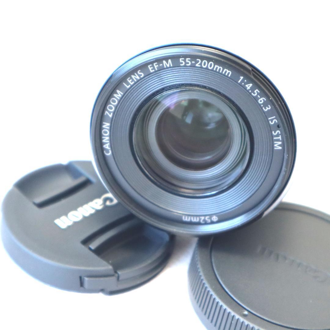 Canon EF-M 55-200　 IS STM F4.5-6.3 シルバー