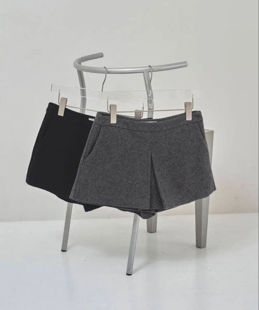 【TODAYFUL】Box Wool Shortpants キャナルジーン