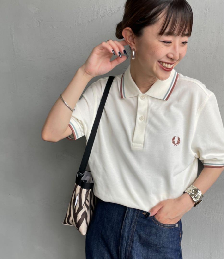 タグ付き フレッドペリー ワンポイントロゴ刺繍ポロシャツ S