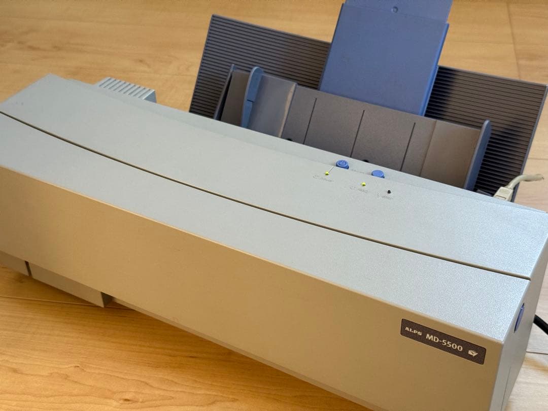 MD-5500 アルプス プリンター インクリボンカートリッジ付き ジャンク
