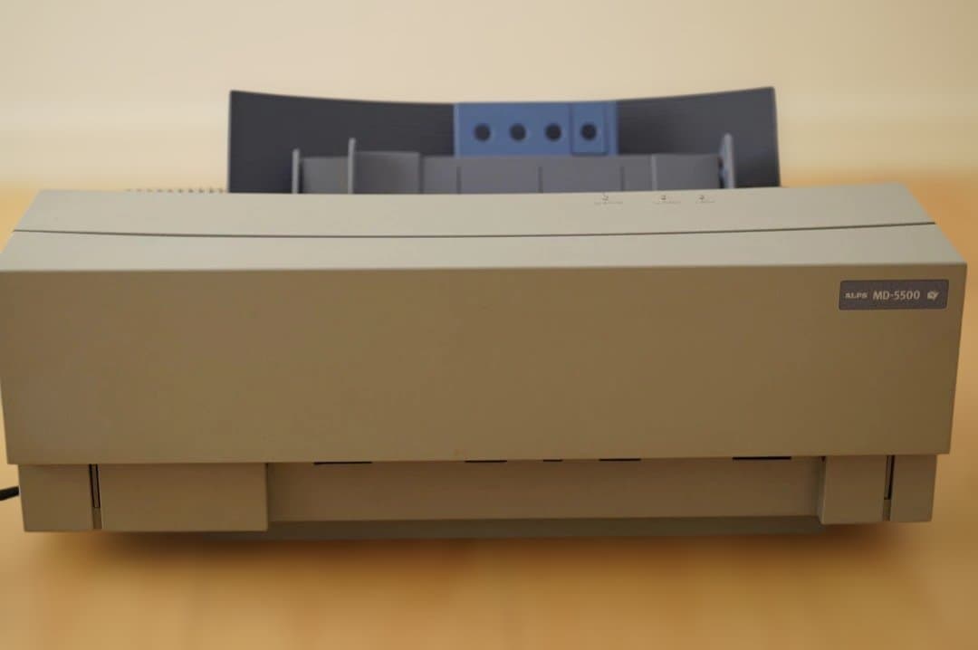MD-5500 アルプス プリンター インクリボンカートリッジ付き ジャンク