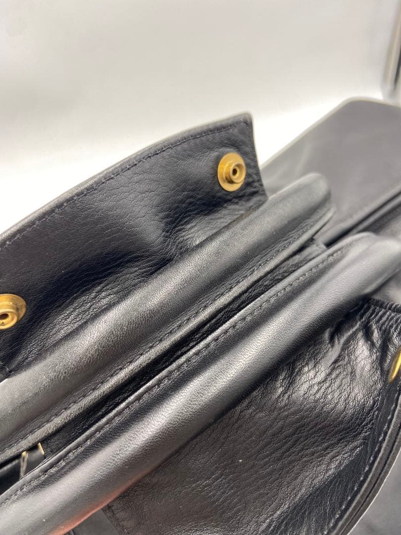 美品✨ オールドコーチ オールレザー ボストンバッグ 2way 0503 黒