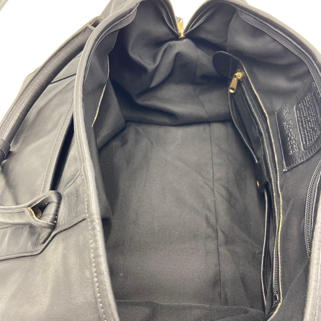 美品✨ オールドコーチ オールレザー ボストンバッグ 2way 0503 黒