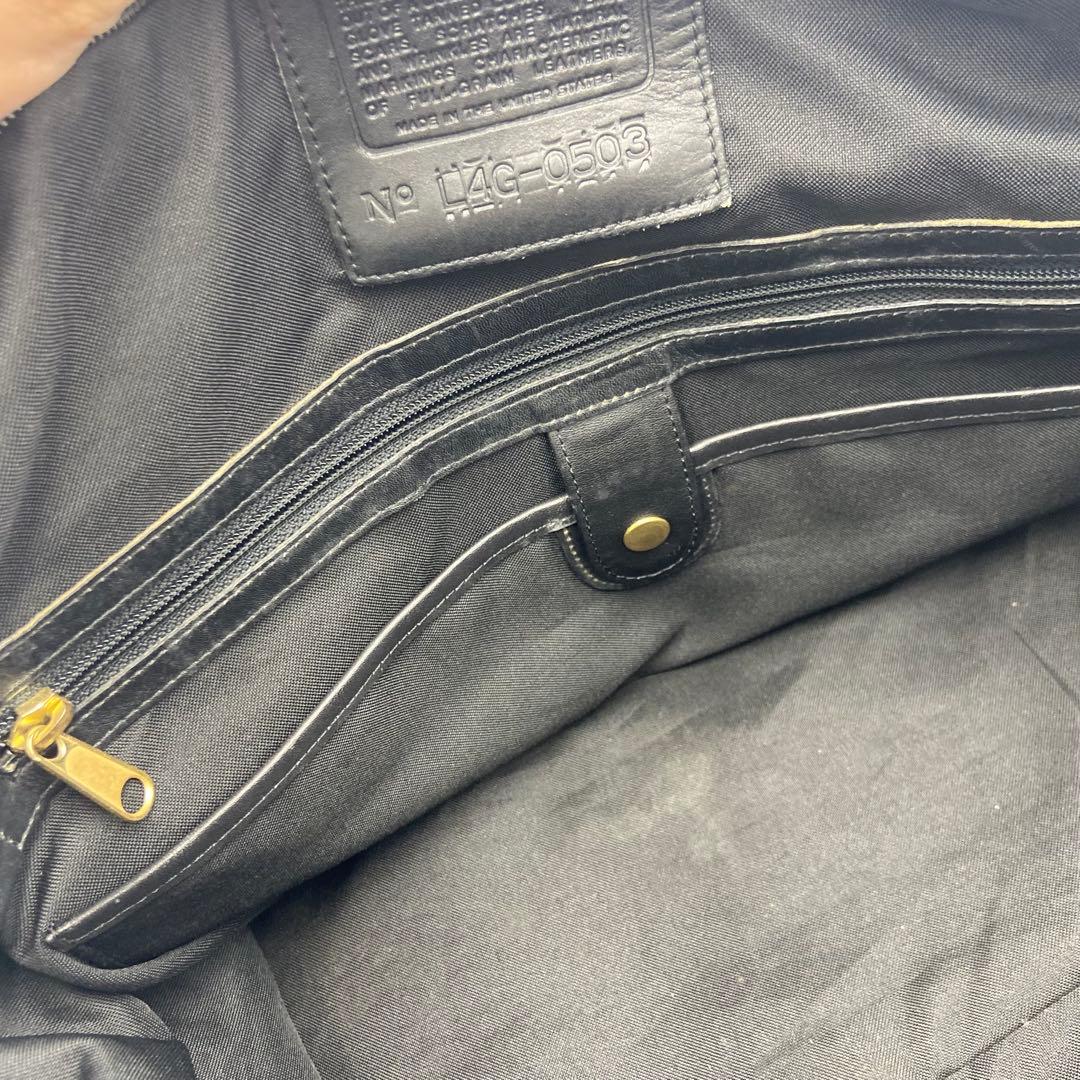 美品✨ オールドコーチ オールレザー ボストンバッグ 2way 0503 黒