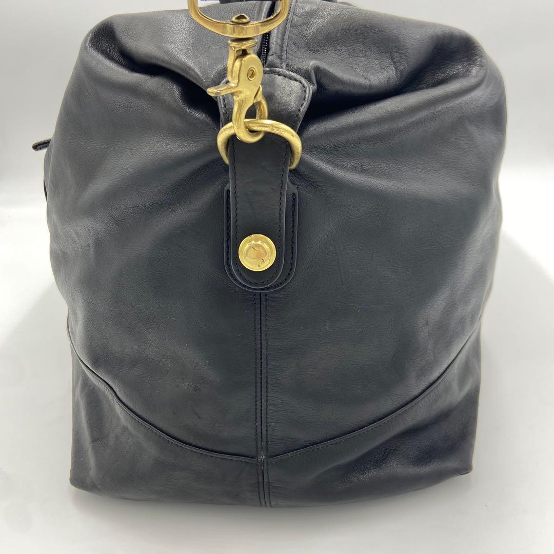 美品✨ オールドコーチ オールレザー ボストンバッグ 2way 0503 黒