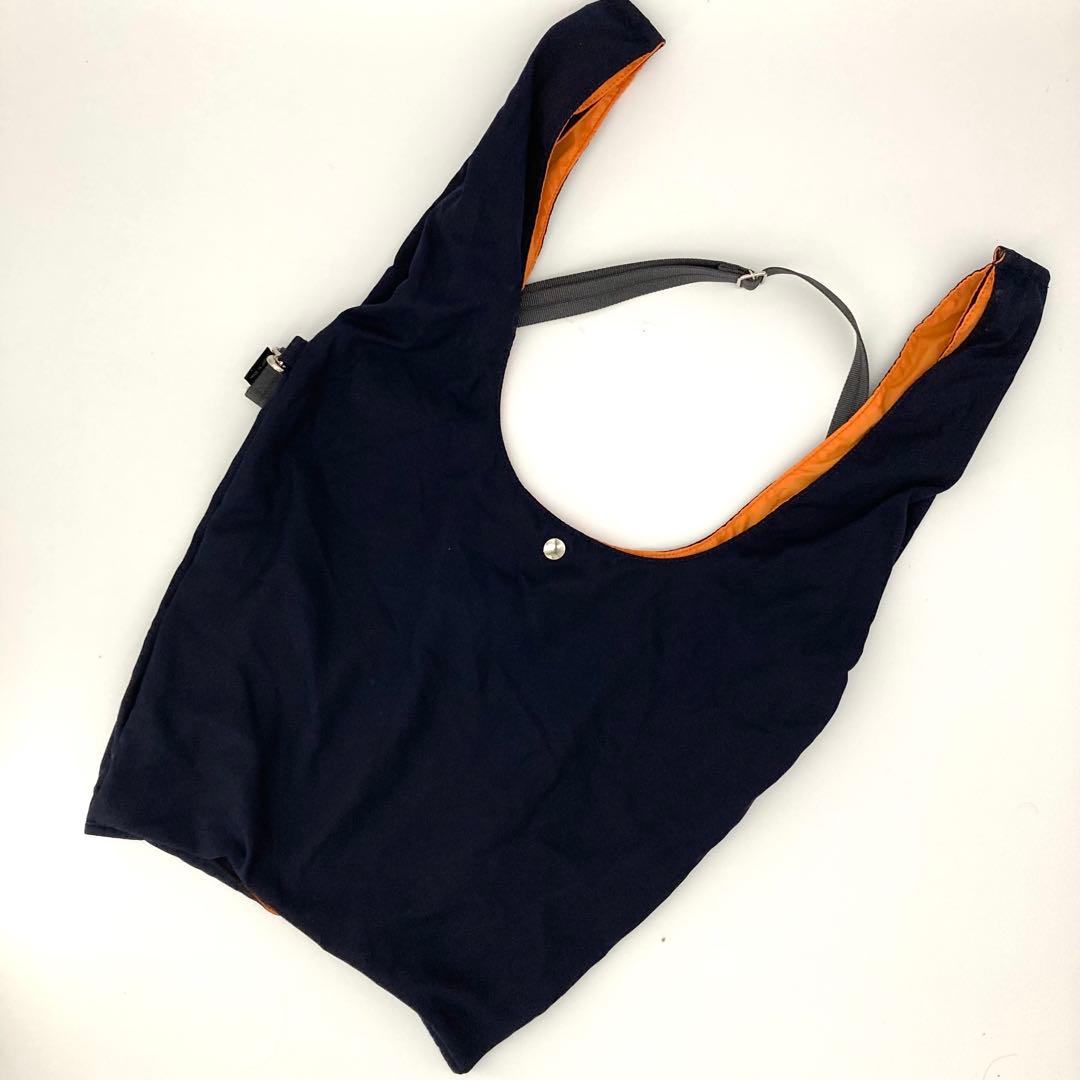 【極美品】 PORTER ポーター バガー エコバッグ ネイビー CVS 完売品