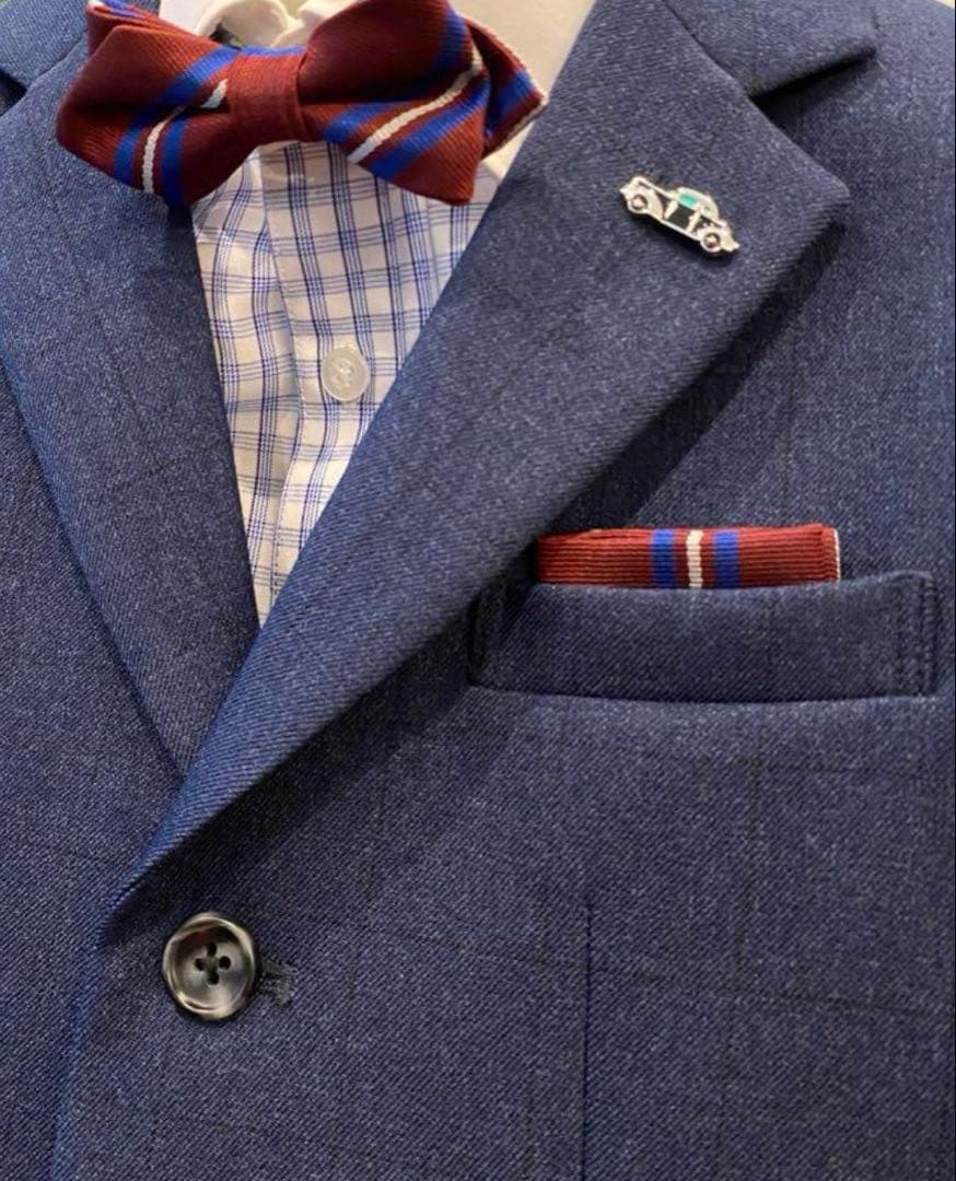 【petit main】ネイビー 120cmフォーマル結婚式　入学式　卒業式