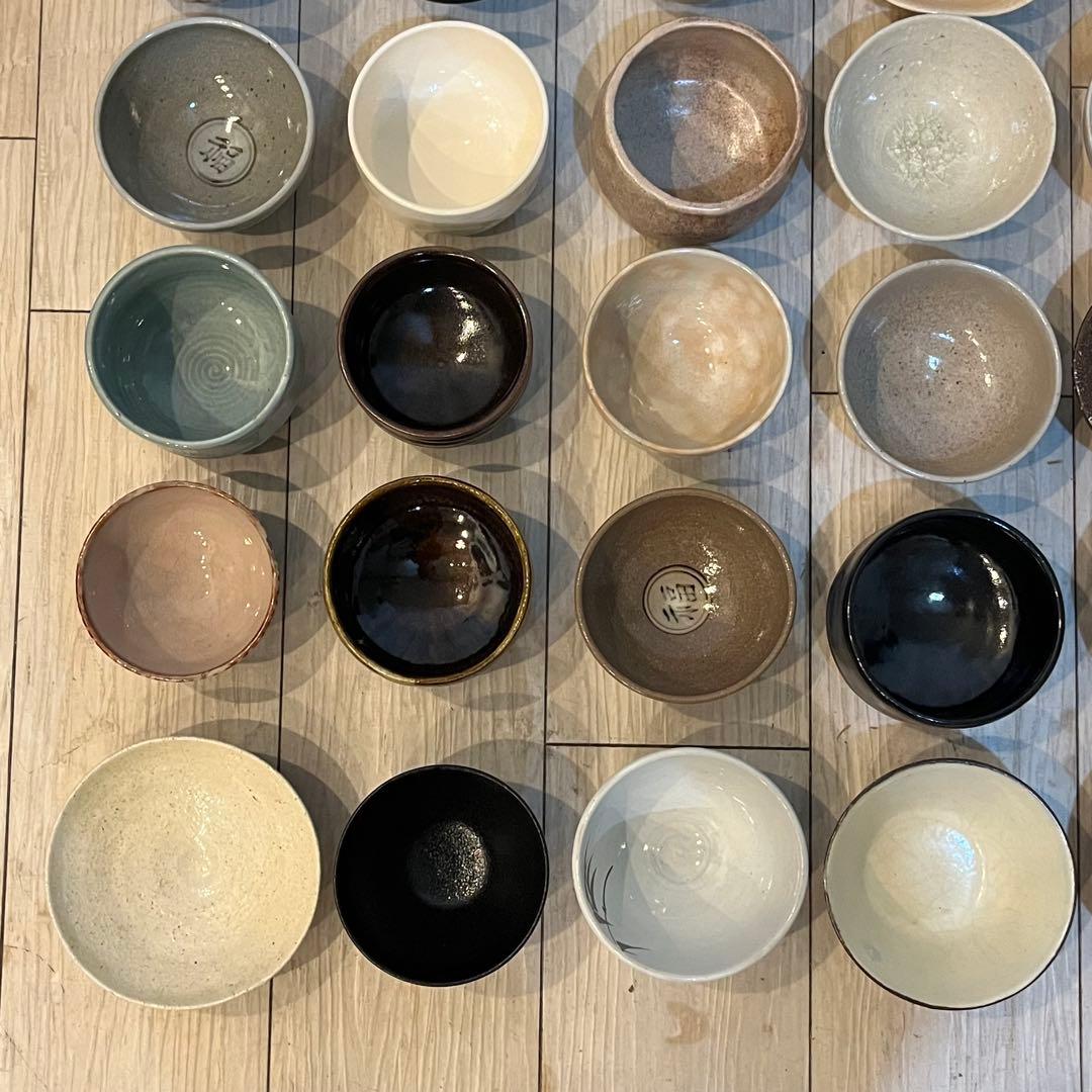ぞ*う様 茶碗 抹茶碗 数茶碗 まとめて 36点 茶道具 箱無し 陶器 いろいろ