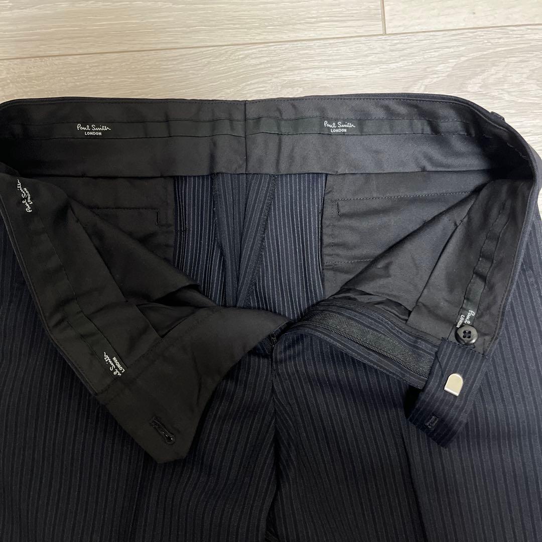 Paul Smith ネイビー ストライプ ビジネススーツ
