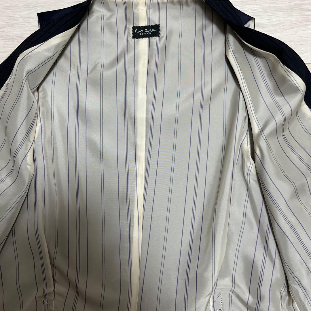 Paul Smith ネイビー ストライプ ビジネススーツ