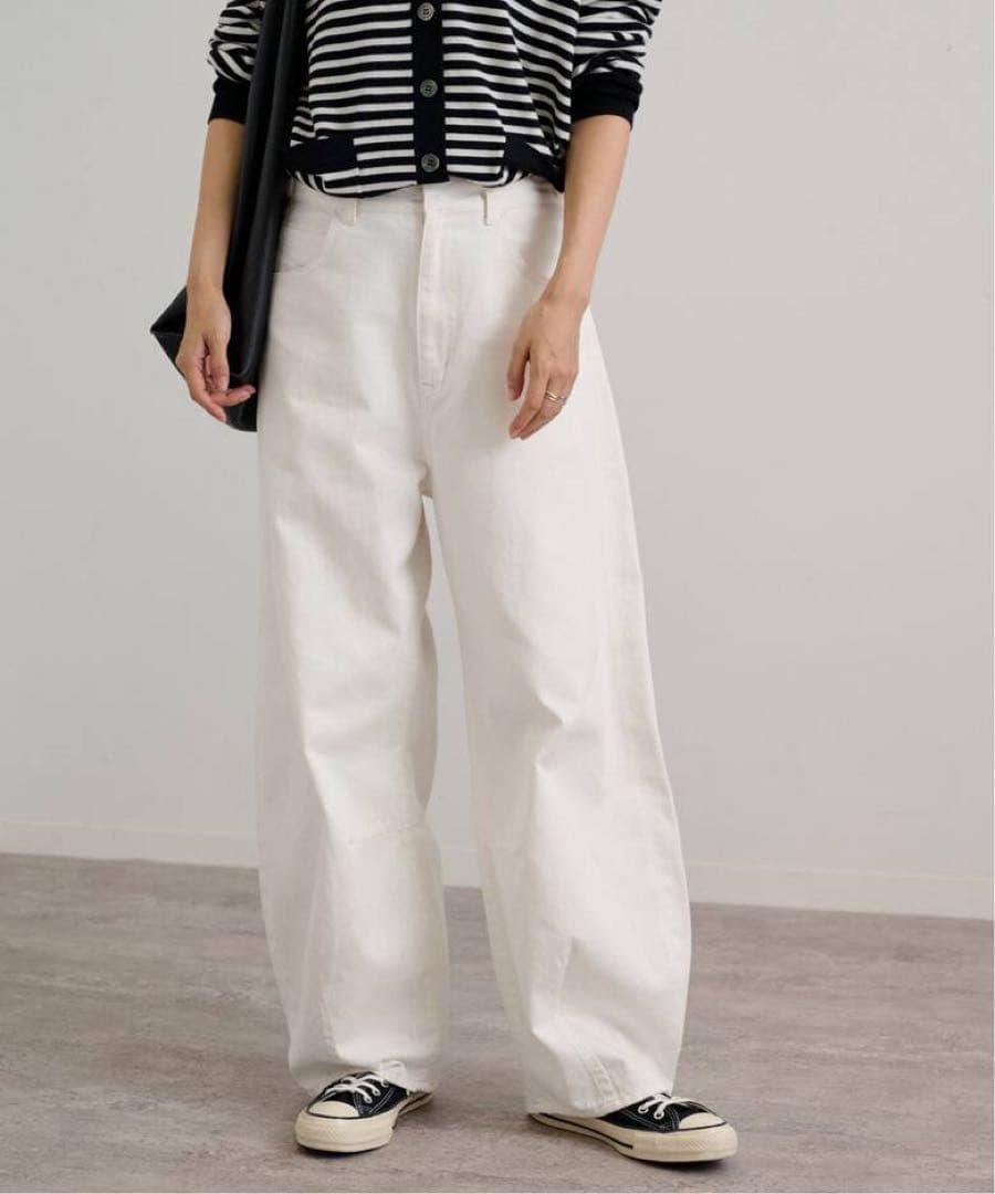 フレームワーク20チノフォルムカーヴィーパンツホワイト40