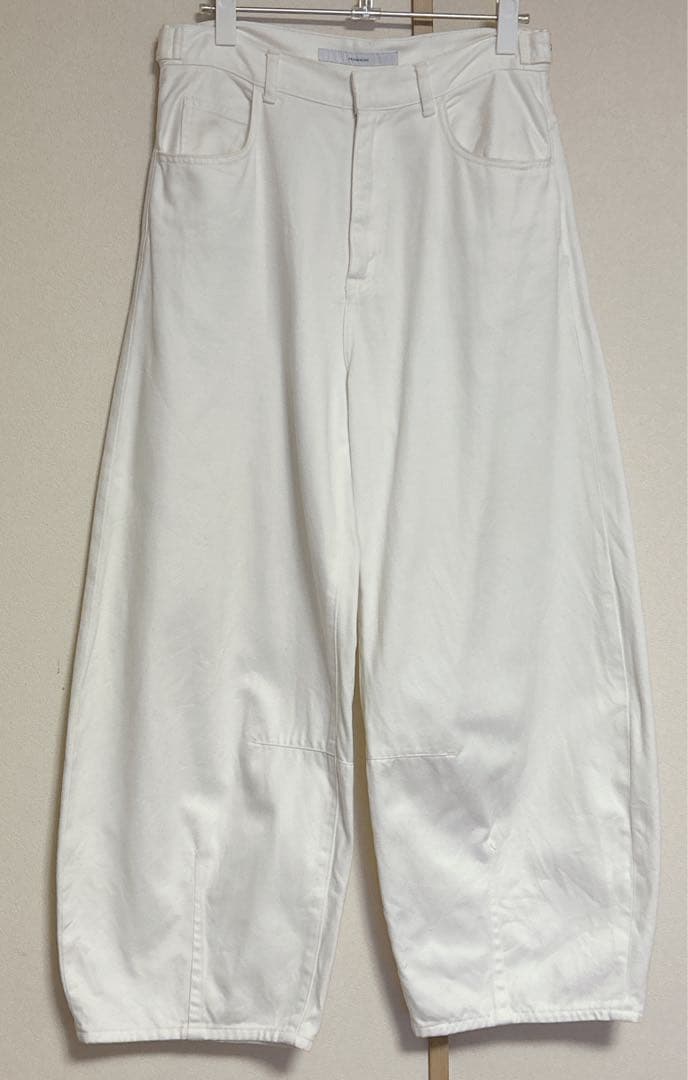 フレームワーク20チノフォルムカーヴィーパンツホワイト40