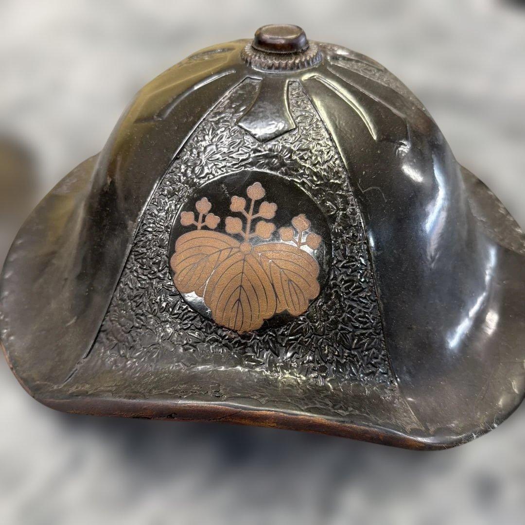 や*ん様 日本の伝統的な金属製アンティーク帽子