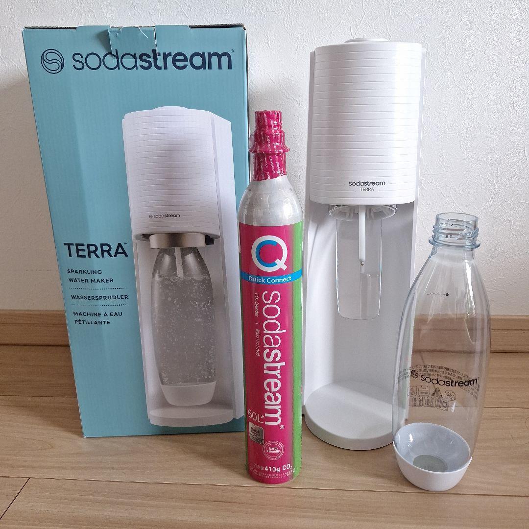 SodaStream TERRA 炭酸水メーカー 60Lシリンダー付き