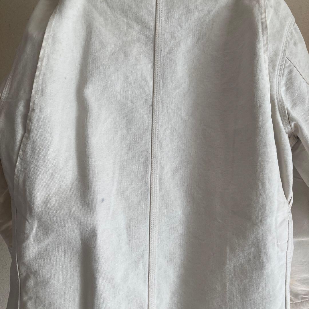 【USA製】Carhartt100Yearsカバーオール42 白L