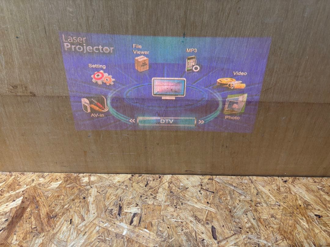 モバイル レーザービーム プロジェクター M1 Seeser