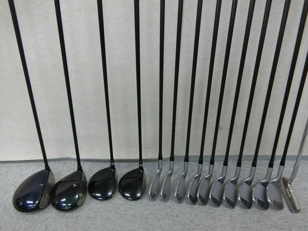 b671 初心者必見 ダンロップ 等メンズゴルフ１５本セット※Ｄｒ２本入り