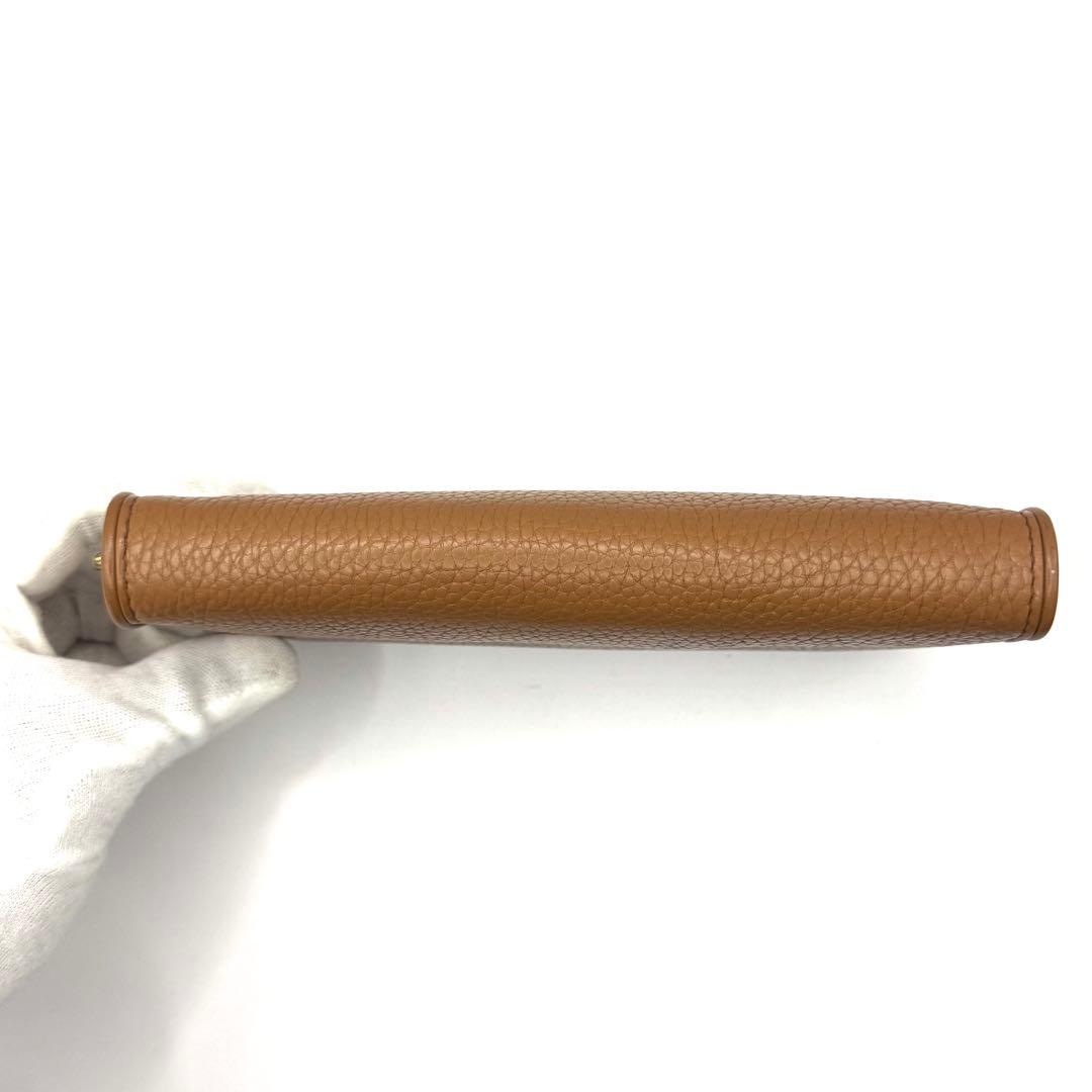 【限定価格】Tory Burch ブラウン 長財布 ラウンドファスナー