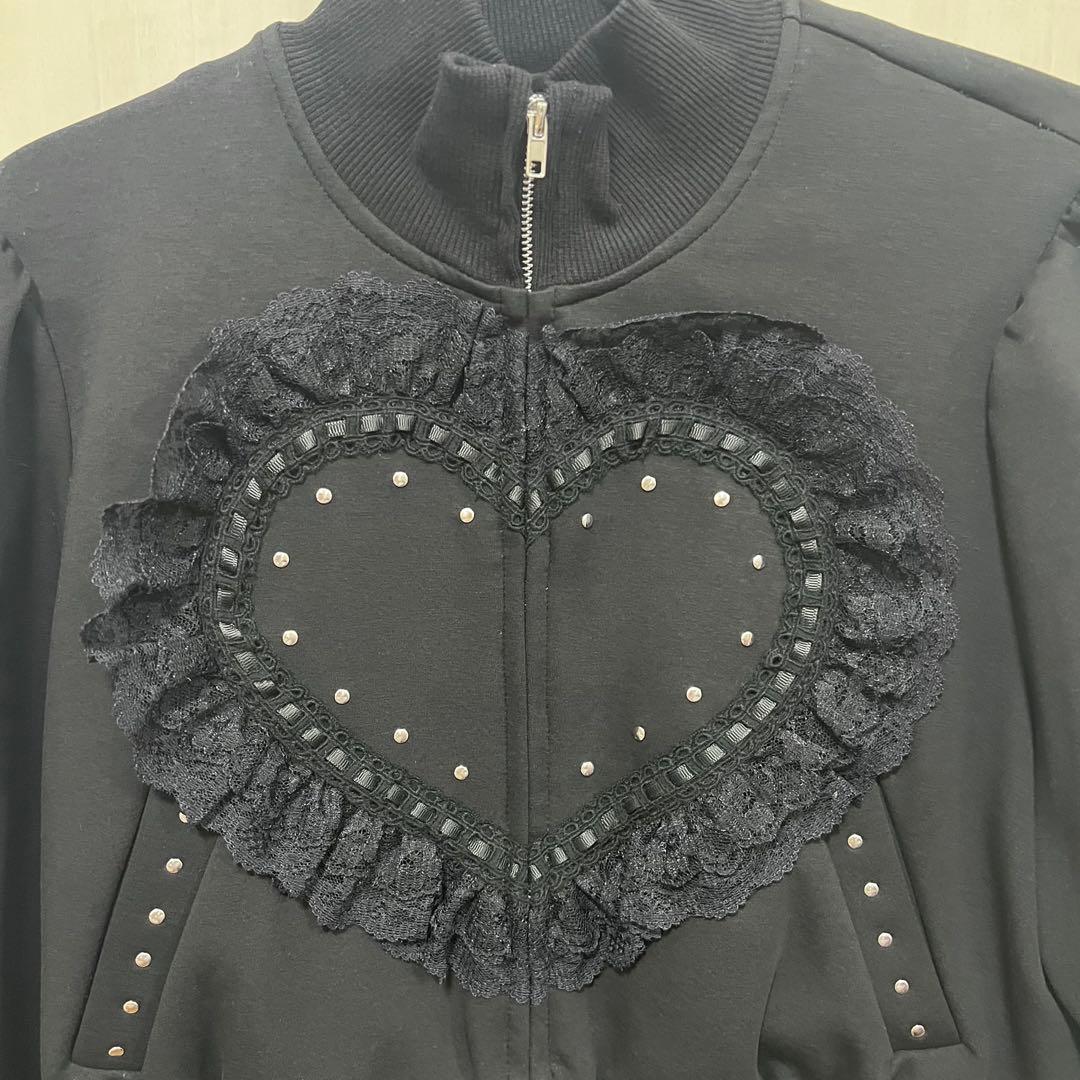ジャケット・アウター avenchumu Love heart's cake zip outer