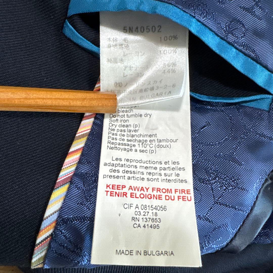 ポールスミスジュニア　ネイビー フォーマルスーツ 6A