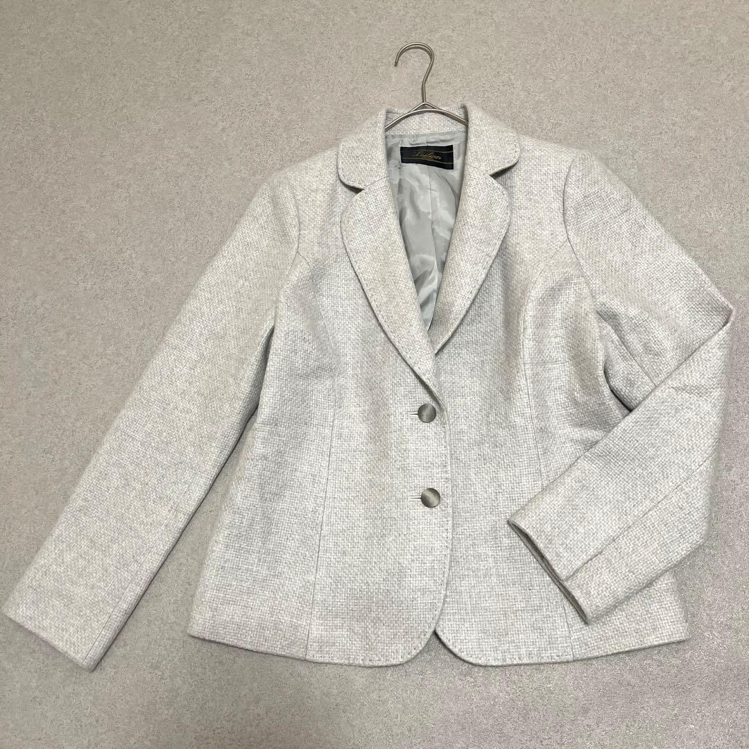 j048ロロピアーナ【レリアン】美品　テーラードジャケット　カシミヤ100 XL