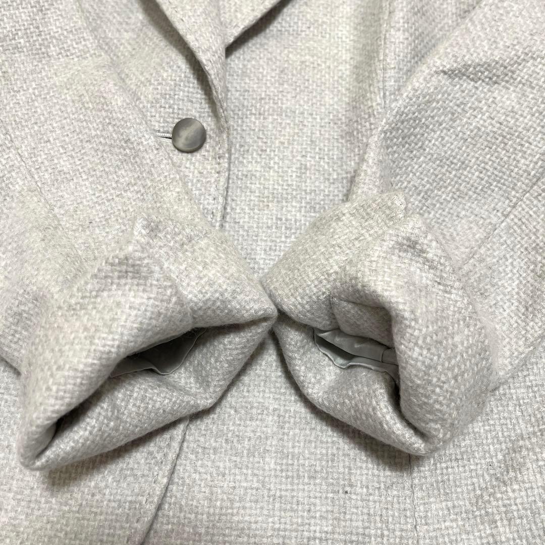 j048ロロピアーナ【レリアン】美品　テーラードジャケット　カシミヤ100 XL