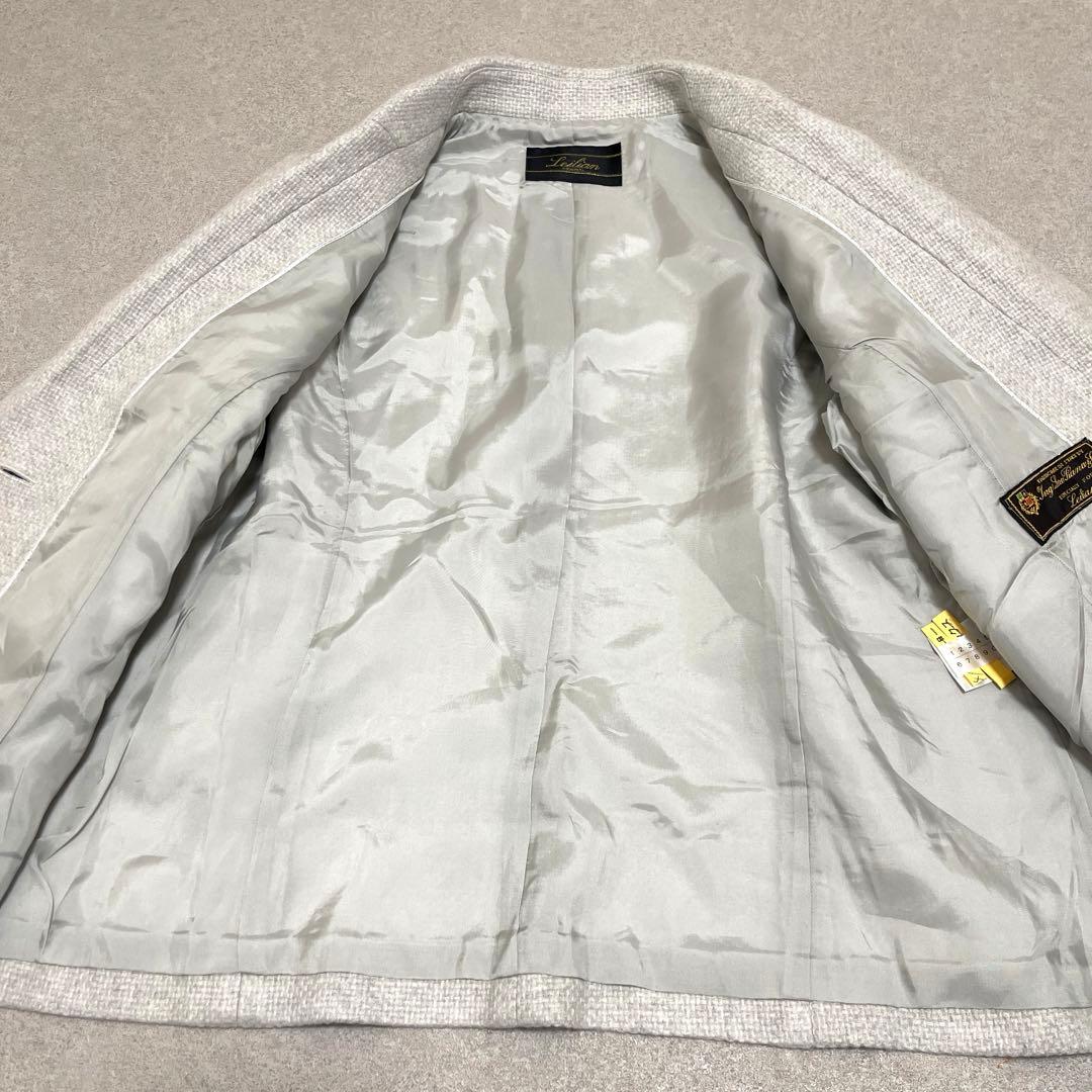 j048ロロピアーナ【レリアン】美品　テーラードジャケット　カシミヤ100 XL