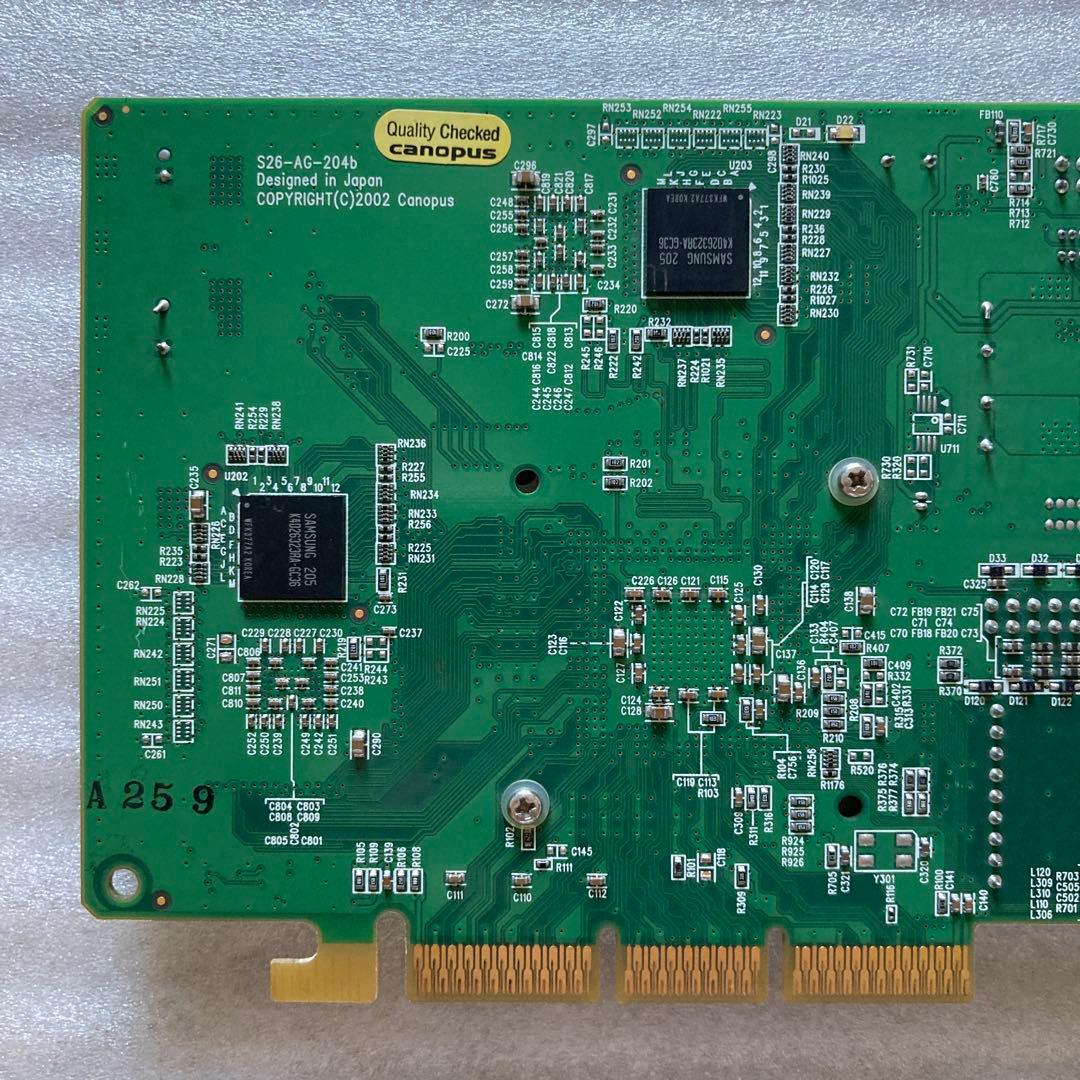 ジャンク Canopus Spectra WF17 AGPビデオカード