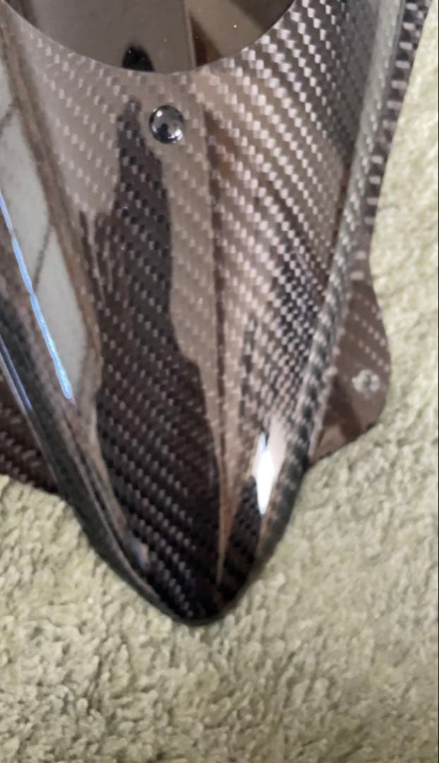 マジカルレーシングzx4r カーボントリムスクリーン　綾織りカーボン/スモーク