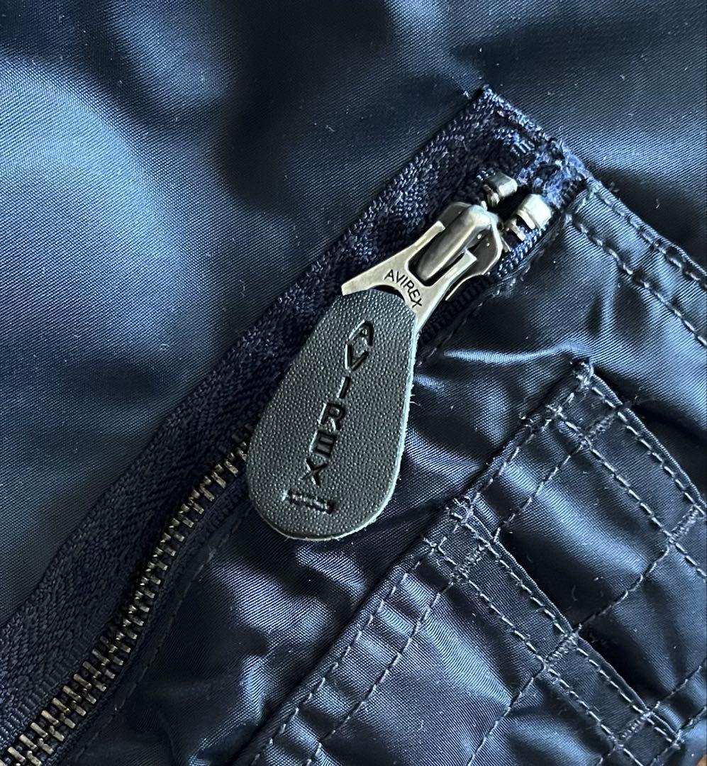 AVIREX N3B ネイビー ミリタリージャケット L