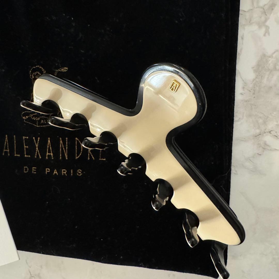 アレクサンドルドゥパリ　ヘアクリップ　ベージュ