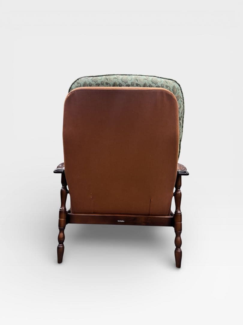 カリモク コロニアル リクライナー RC6030A682 スツール付 応接椅子