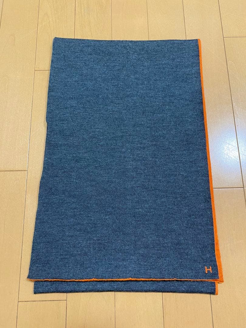 HERMÈS エルメス カシミヤ シルク ストール マフラー