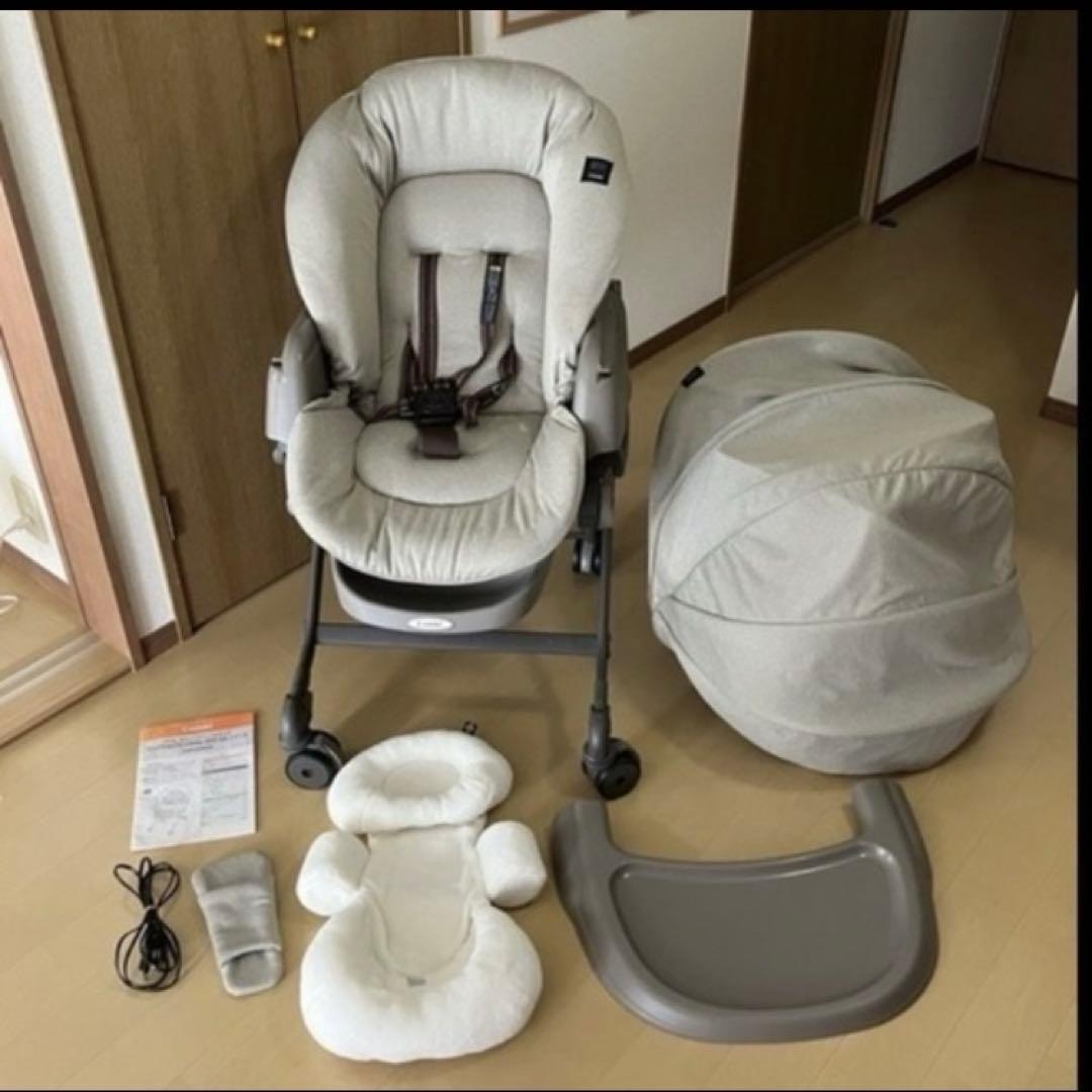 【美品】【パーツ完備】Combi ネムリラ AUTO SWING BED EG