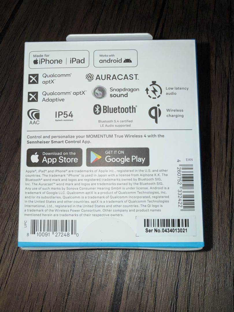 新品未開封 Sennheiser MOMENTUM True Wireless4