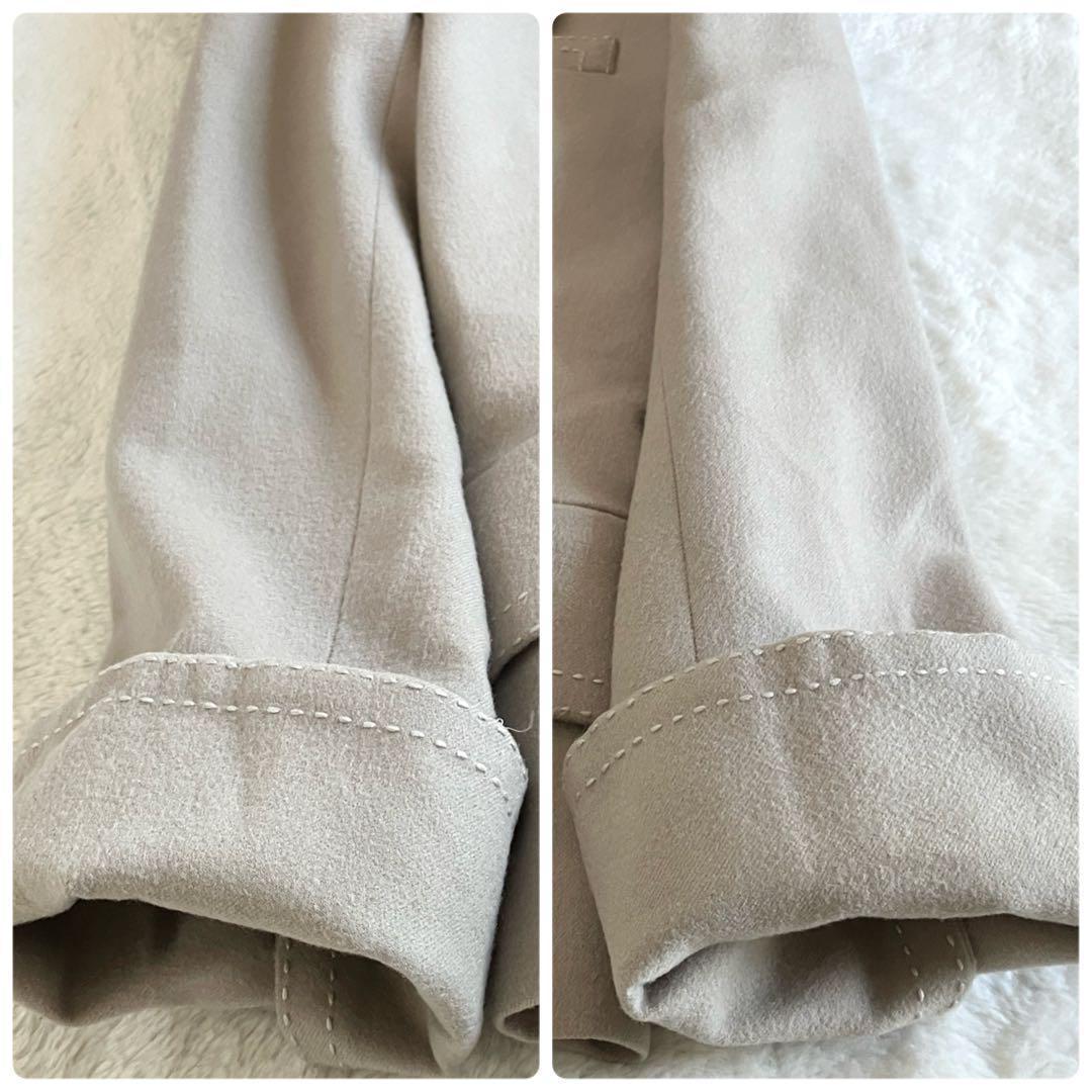 クリスチャンディオール ウール100% バージャケット M モスグレー