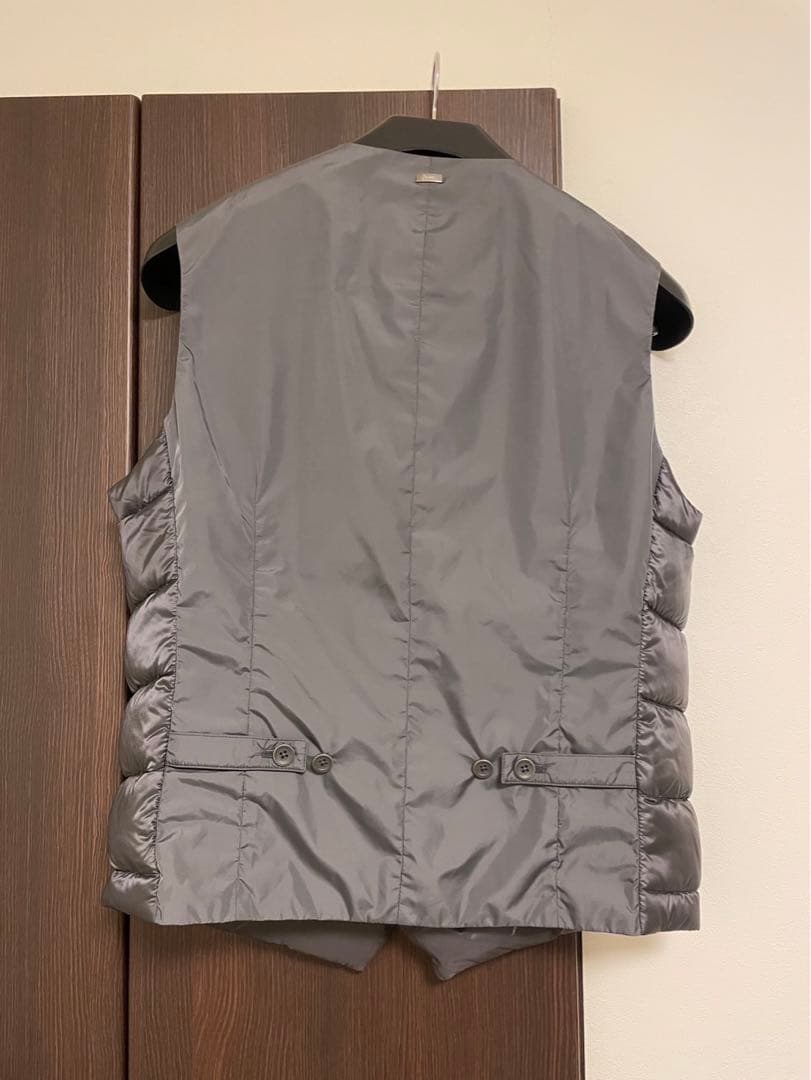 ☆HERNO☆ダウンベスト★グレー ダブルブレスト　size 48 ヘルノ