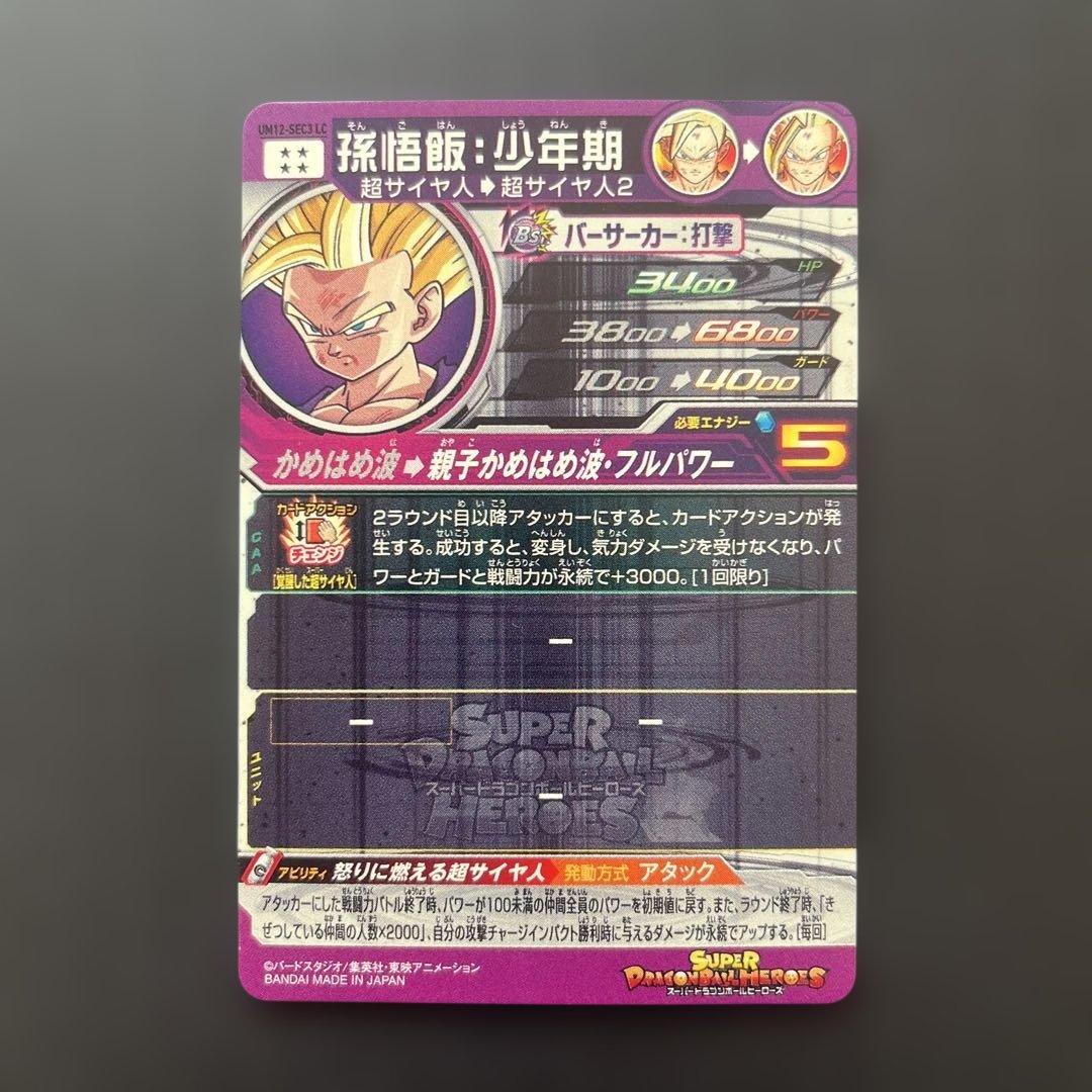 UM12-SEC3 LC 孫悟飯:少年期　SDBH