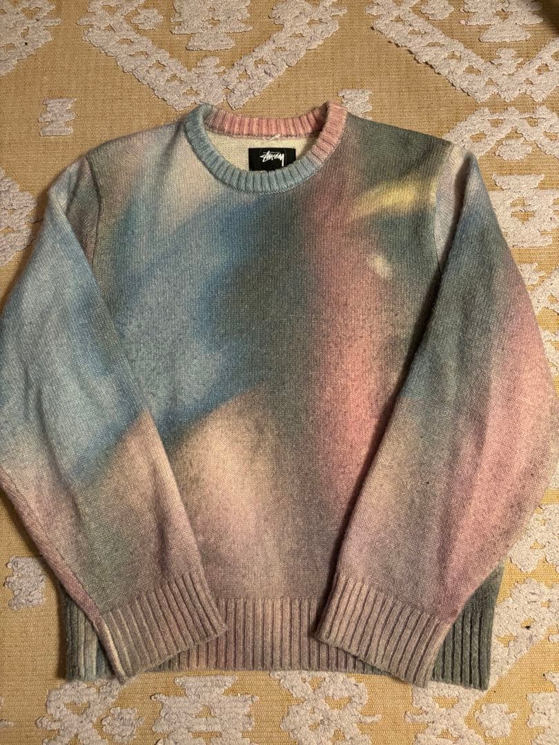 トップス stussy 21aw motion sweater S