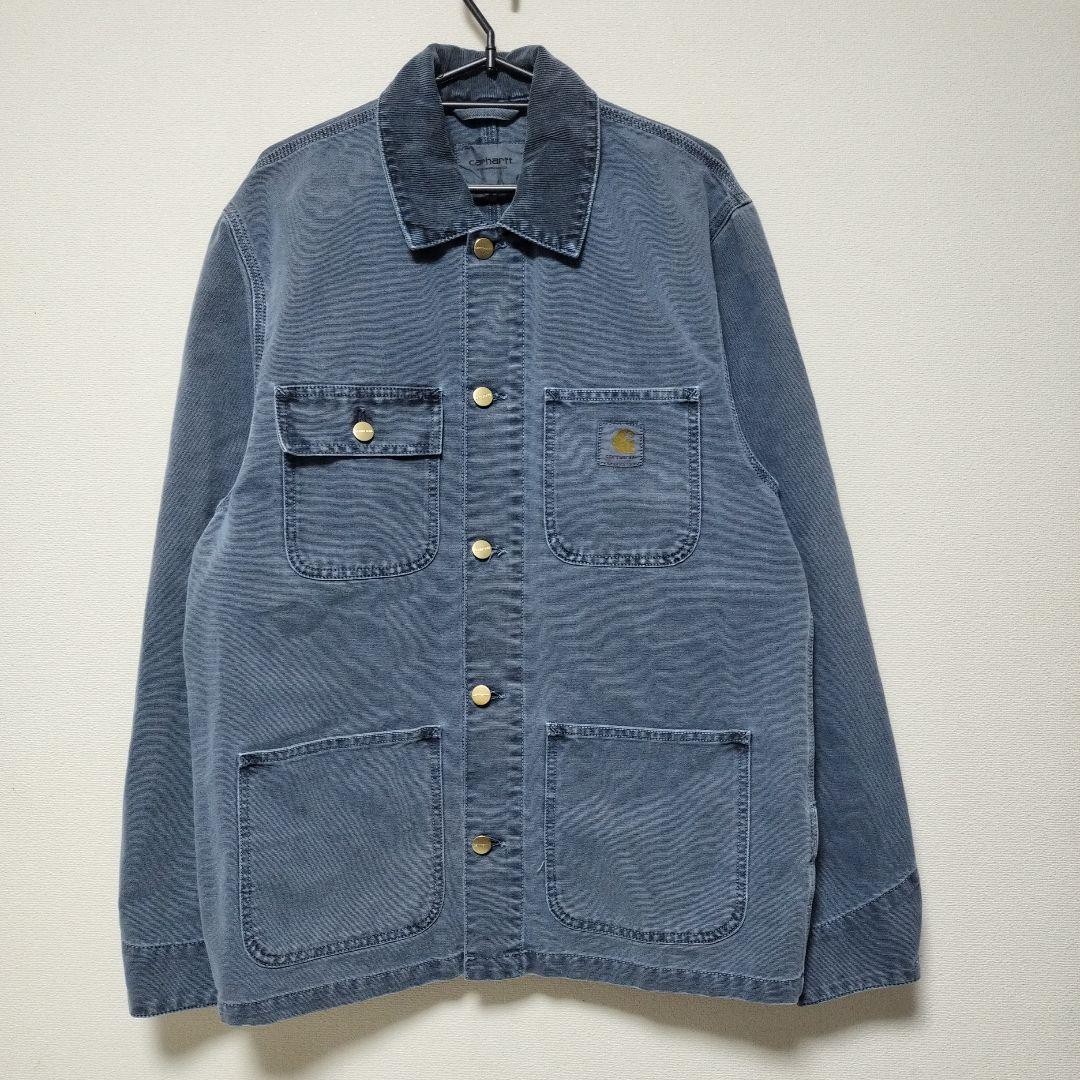 カーハート ダック セットアップ カバーオール ジャケット ペインター 青系