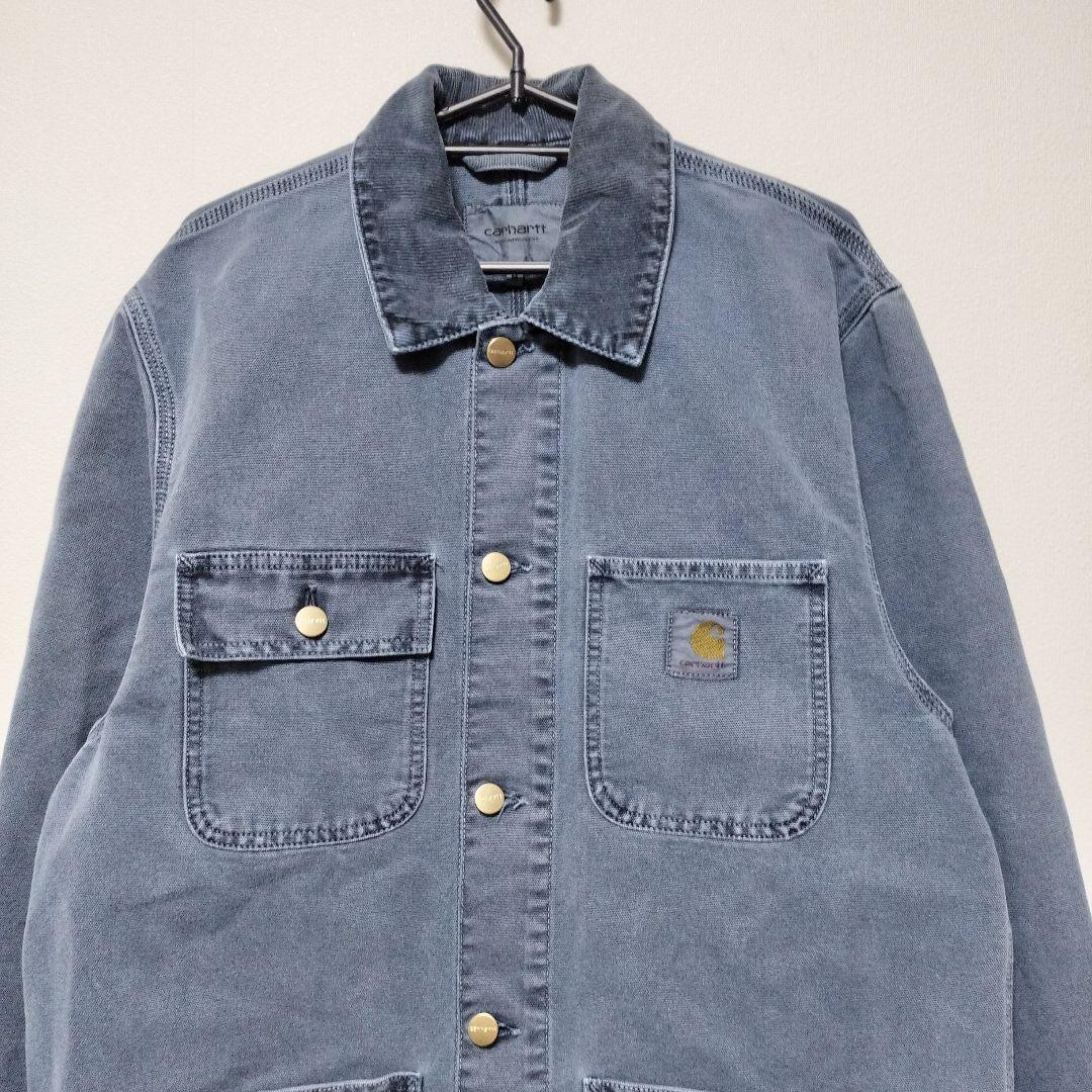 カーハート ダック セットアップ カバーオール ジャケット ペインター 青系