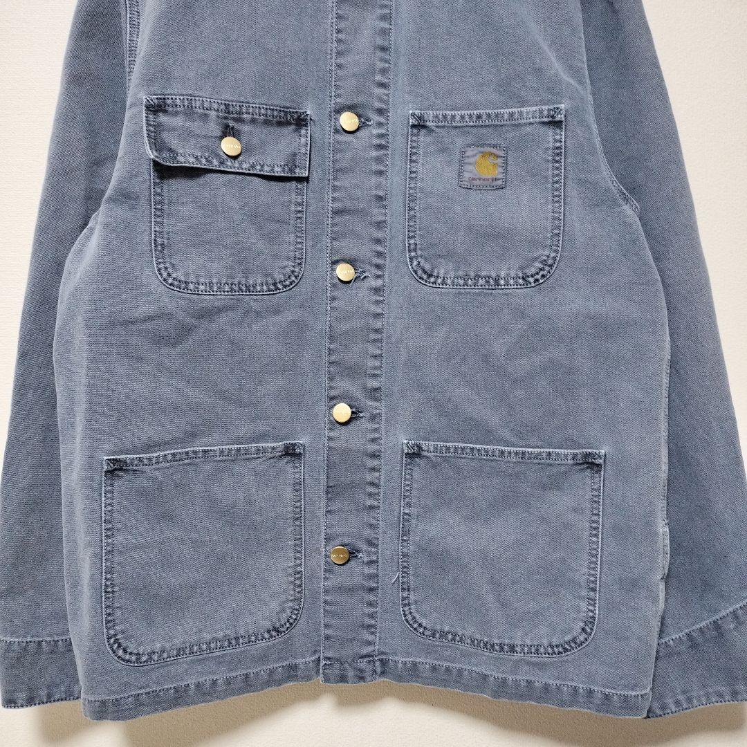 カーハート ダック セットアップ カバーオール ジャケット ペインター 青系