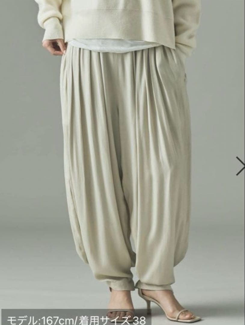 【美品✨】Curensology サテンタックパンツ